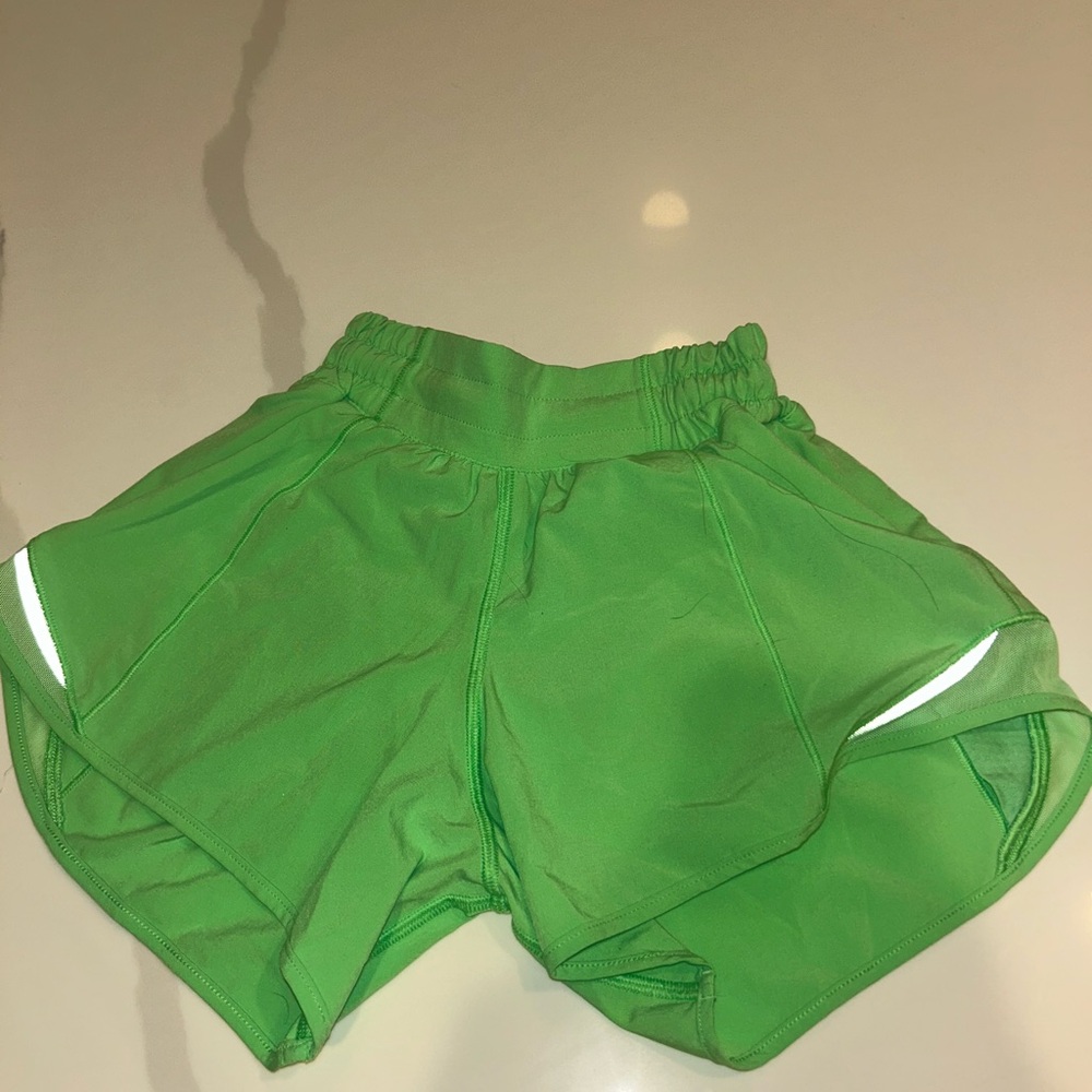 Lululemon Athletica Green Athletic Shorts Lightweight Performance Wear